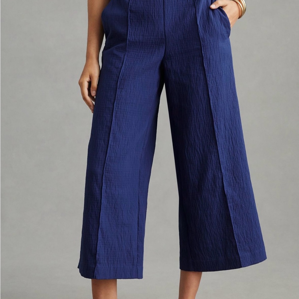 Maeve Pintucked Wide-leg Pants